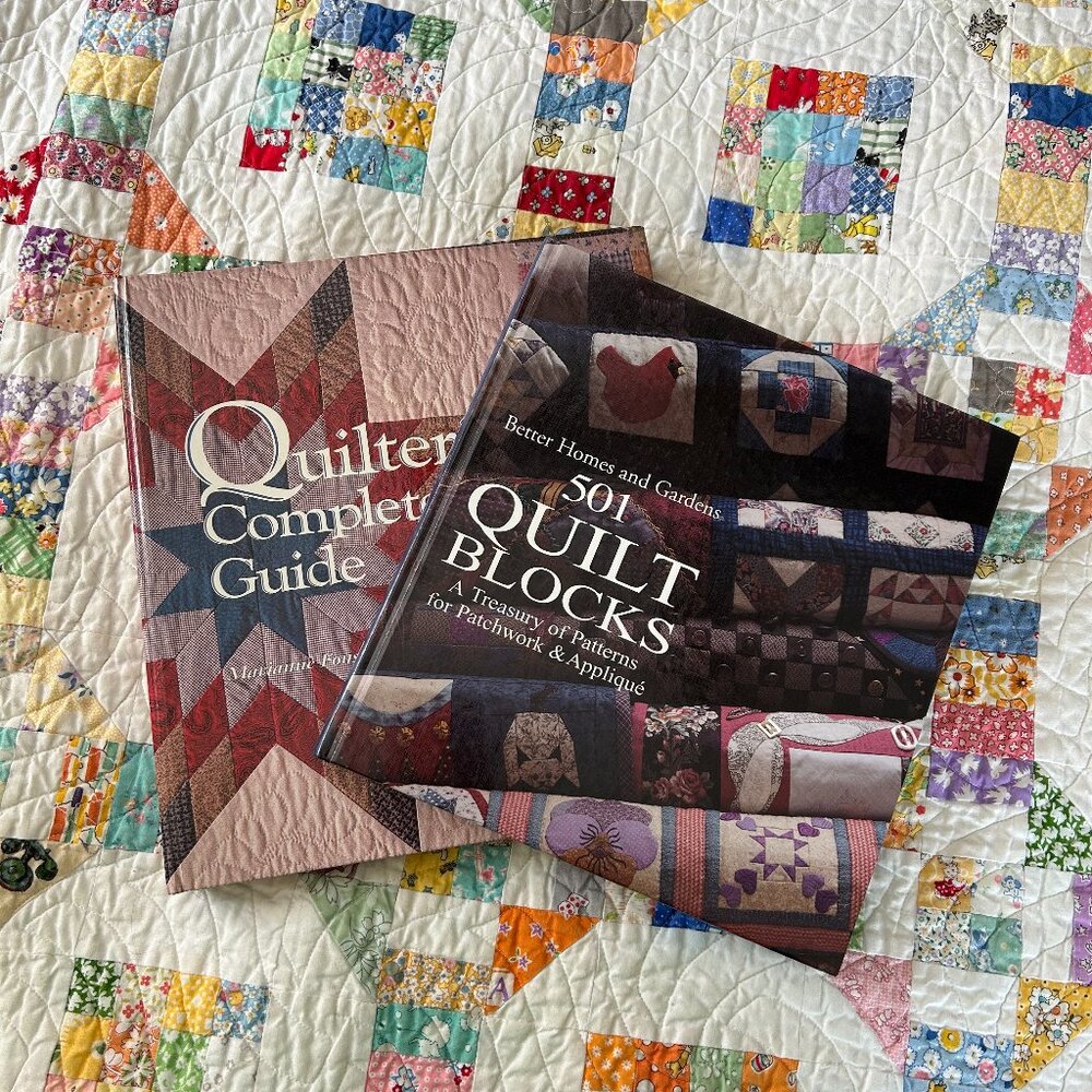 Set of Vintage Quilt Books